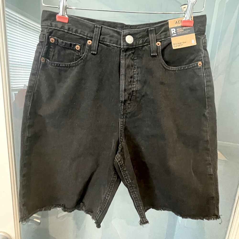90s hi rise cutoff shorts